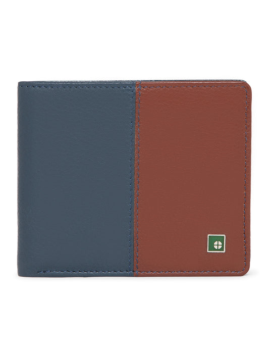 Men Wallet ET-3005 Navy & Tan