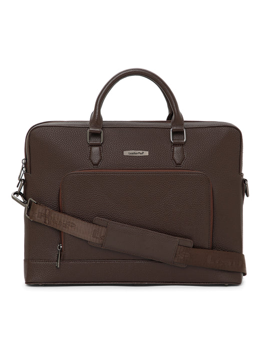 Sleek Leather Laptop Bag LT16-2004