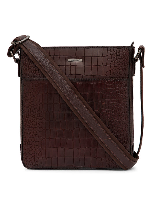 Croco Leather Men Sling Bag SGM-801