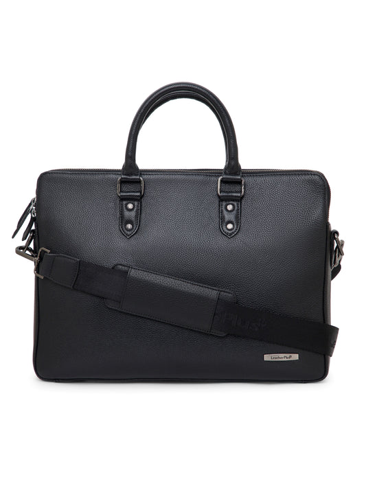 Natural Milled Leather Laptop Bag LT16-3002