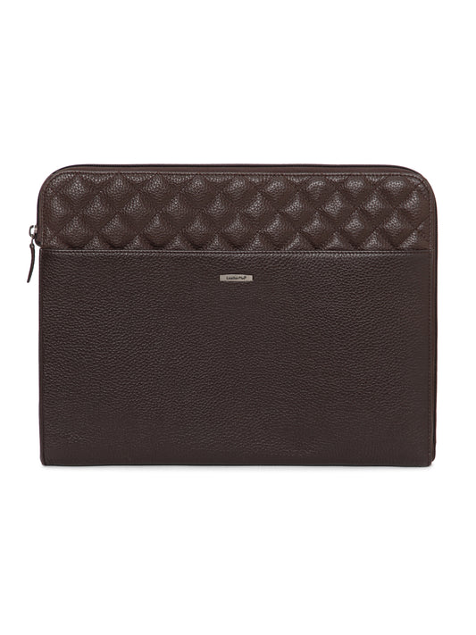 Quilted Leather Laptop Sleeve SV16-7002