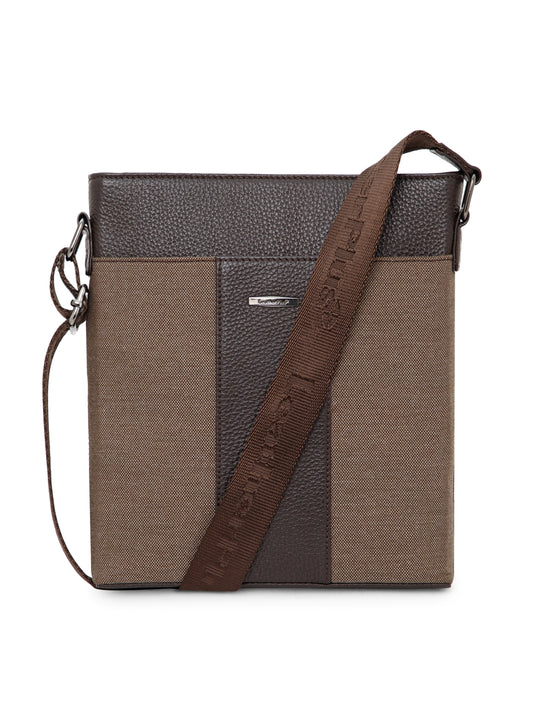 Dual-Texture Men Sling Bag SGM-401