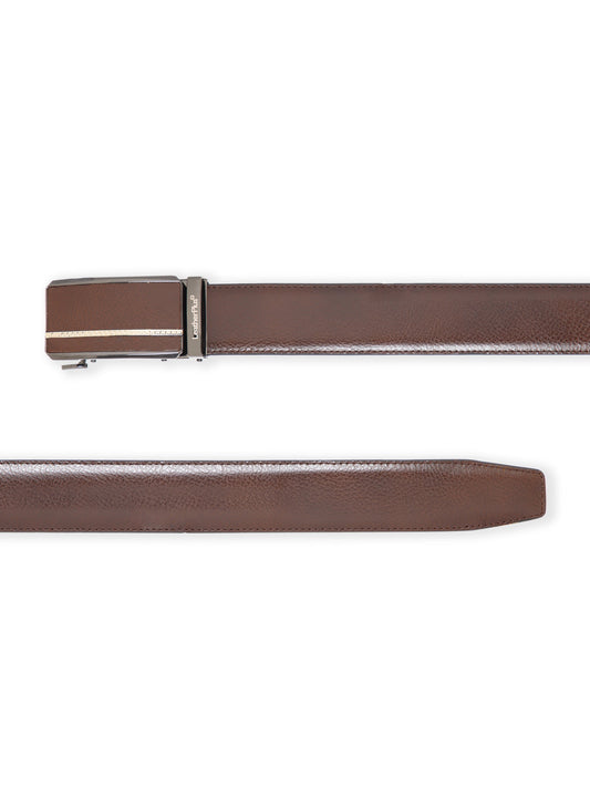Men Autolock Belt AL-9711 Brown
