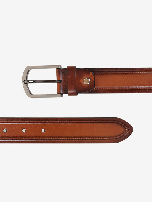 Smart Formal Men Belt BS-472 Tan