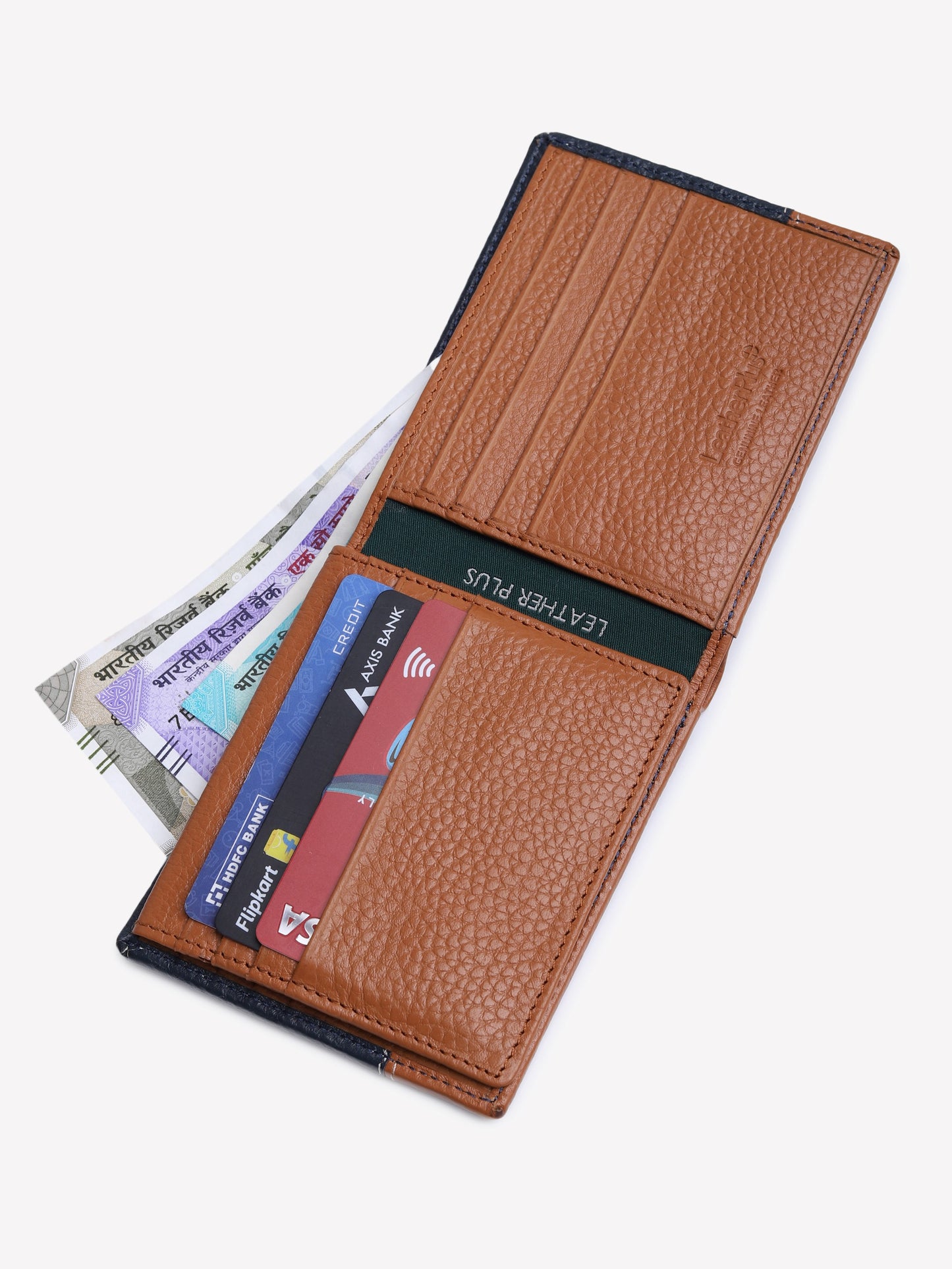 Men Wallet ET-4003 Navy & Tan