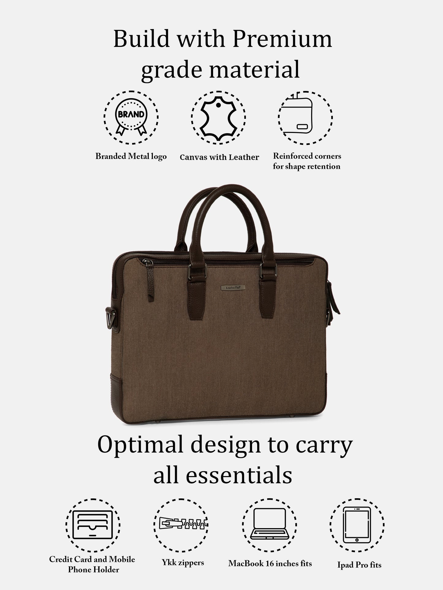 Leather Laptop Bag LT16-1001