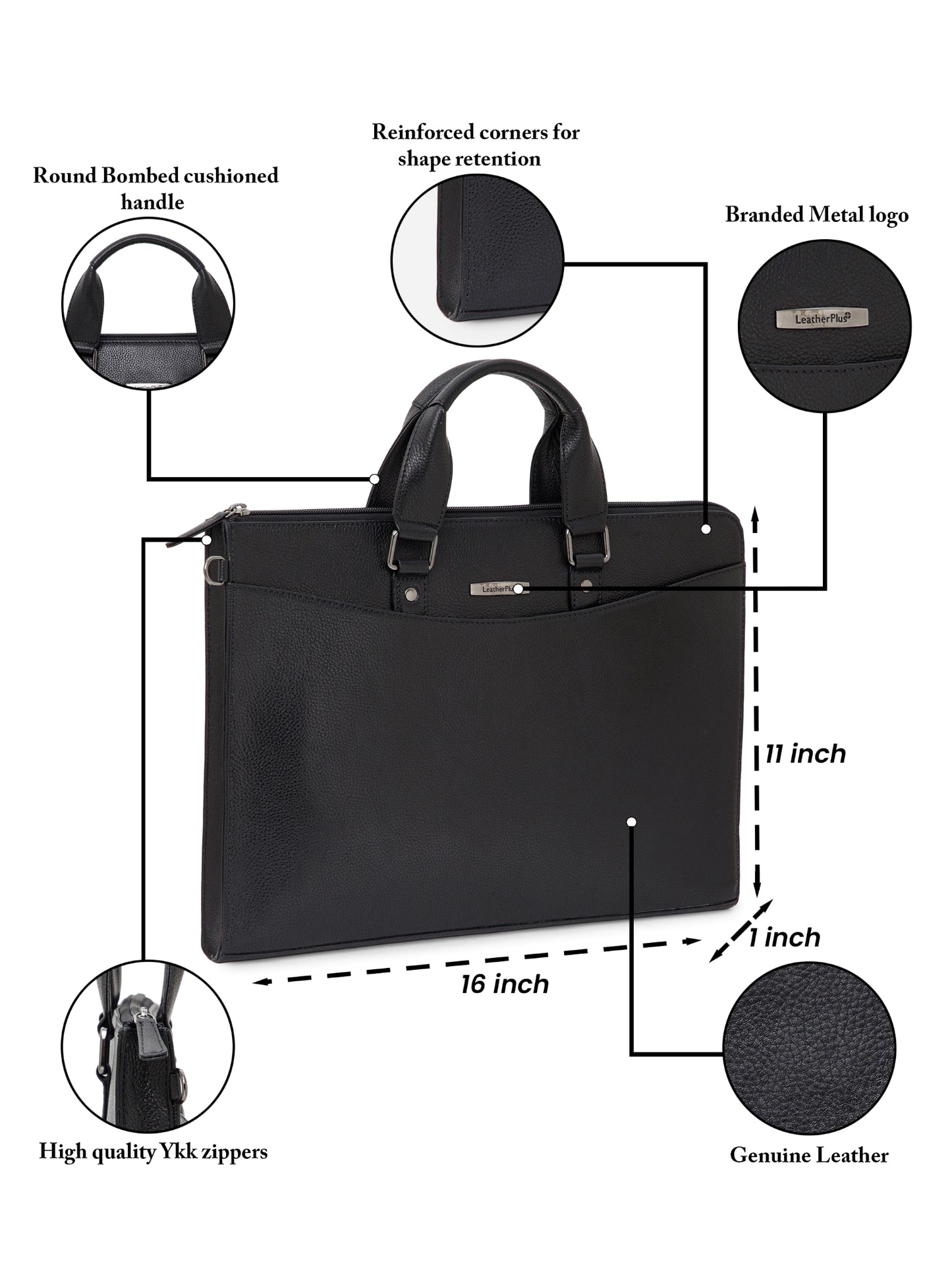 The Slender Leather Laptop Sleeve SV16-7003