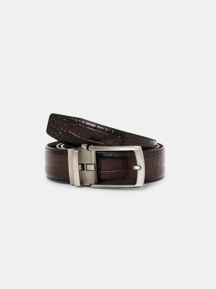 Men Autolock Belt AL-9702 Brown