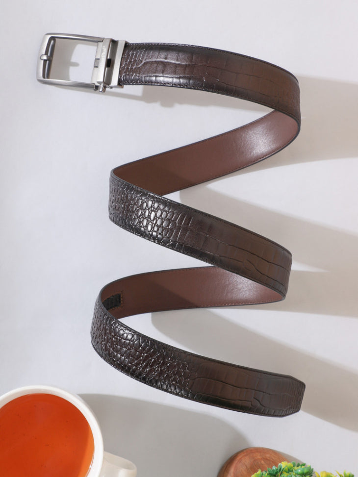 Men Autolock Belt AL-9702 Brown