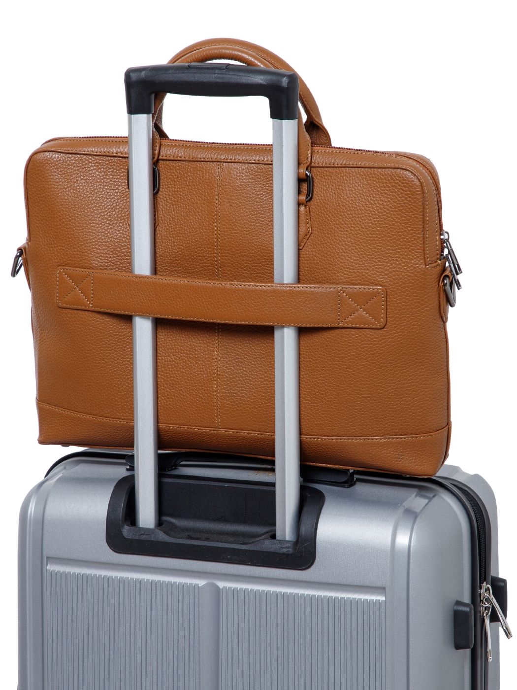 Sleek Leather Laptop Bag LT16-2004
