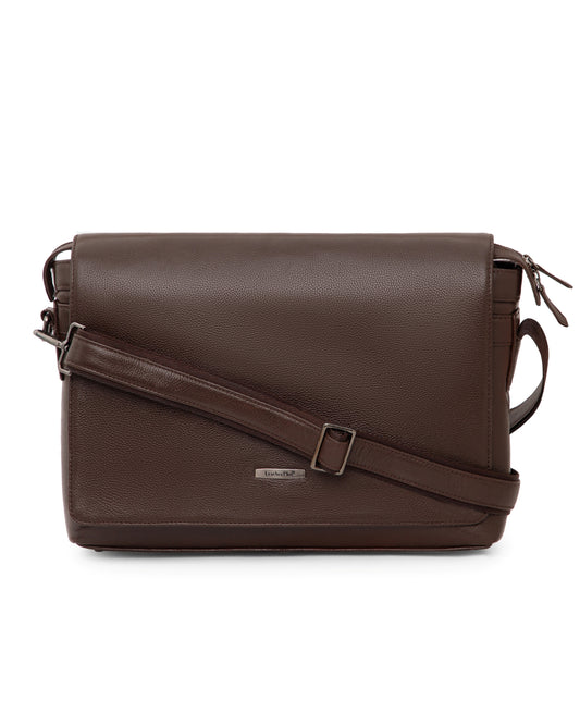 Flap Leather Laptop Bag  LT16-3001