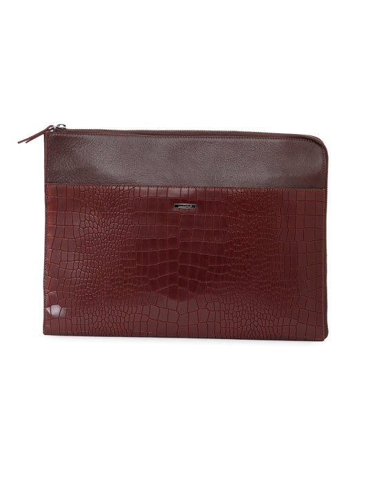 Croco Leather Laptop Sleeve SV16-9001