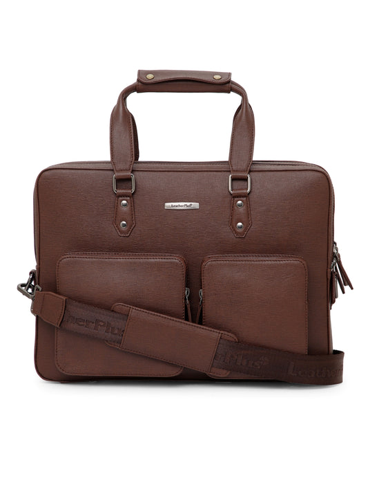 Saffiano Leather Laptop Bag  LT16-4001