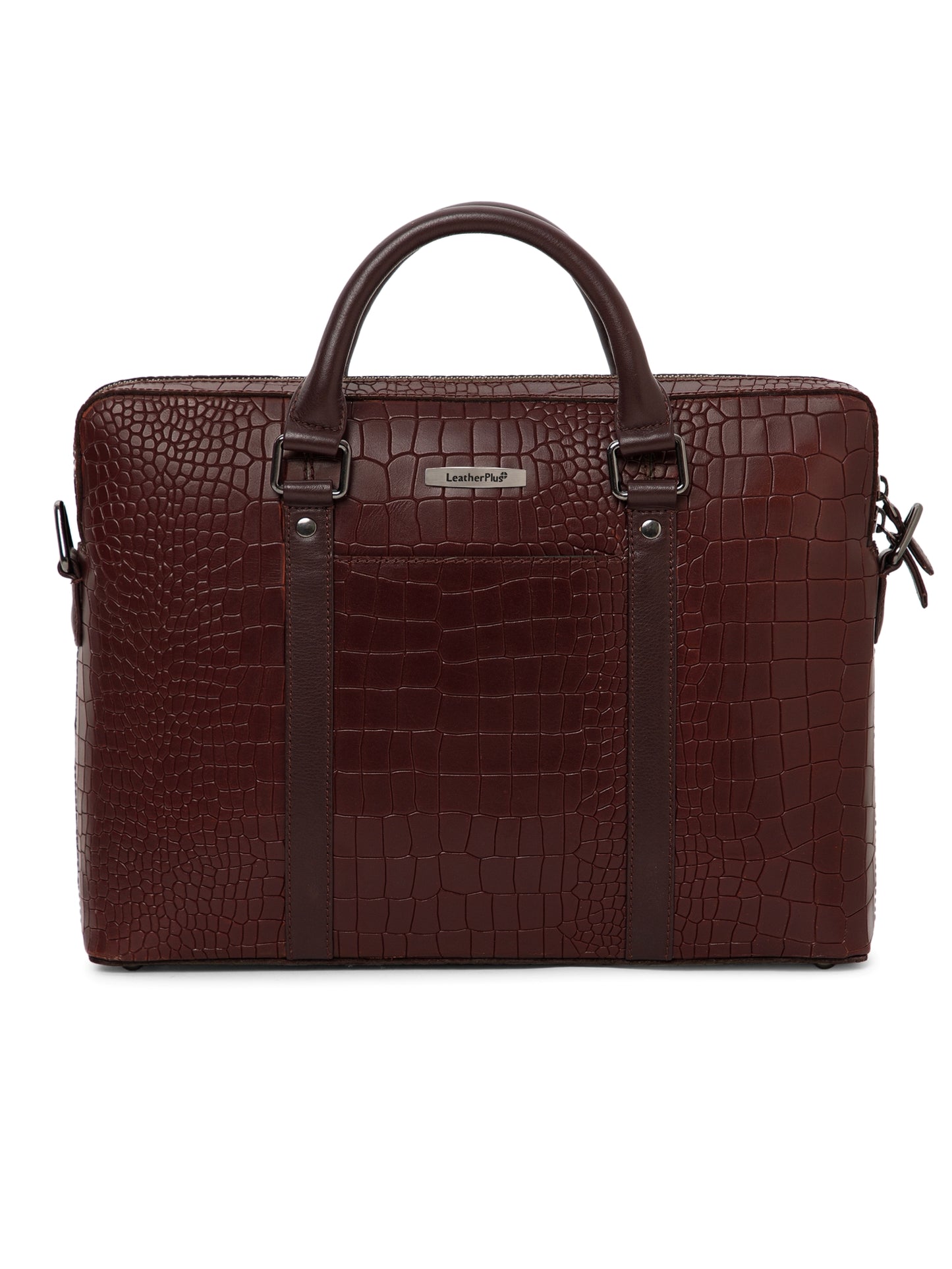 Croco Leather Laptop Bag LT-14 5002