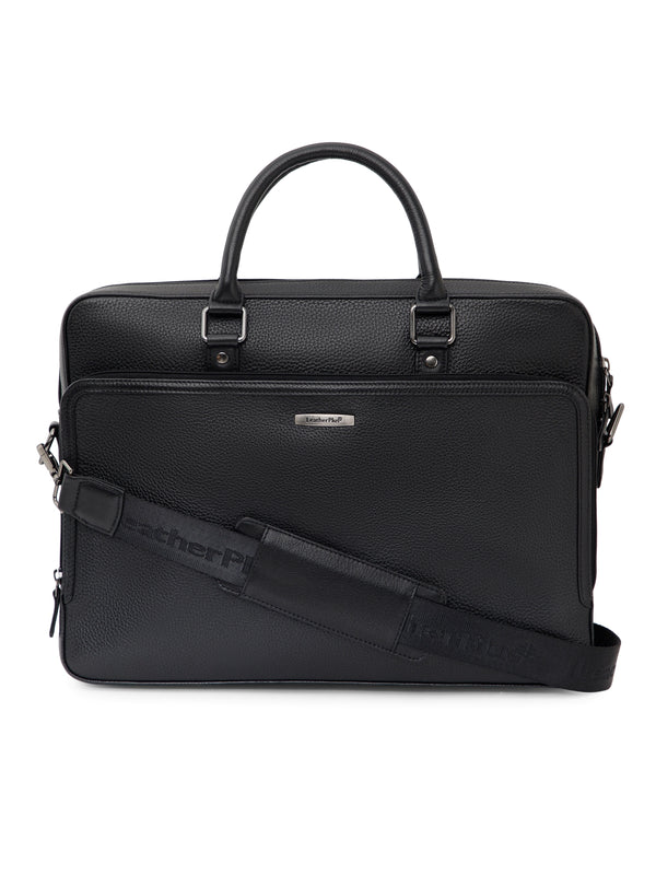 Textured Leather Laptop Bag LT16-2001