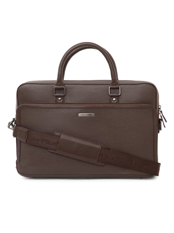 Textured Leather Laptop Bag LT16-2001