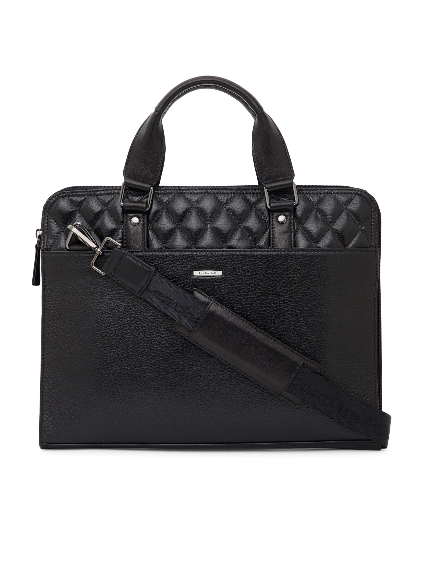 Quilted Leather Laptop Bag  LT16-3003