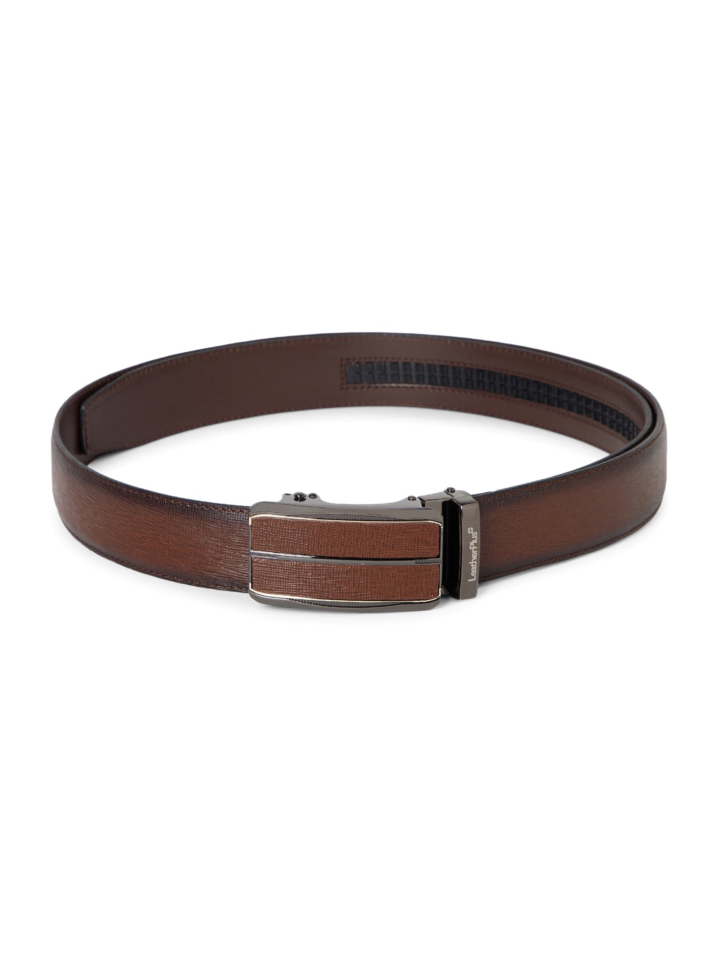 Men Autolock Belt XLAL-9712 Brown