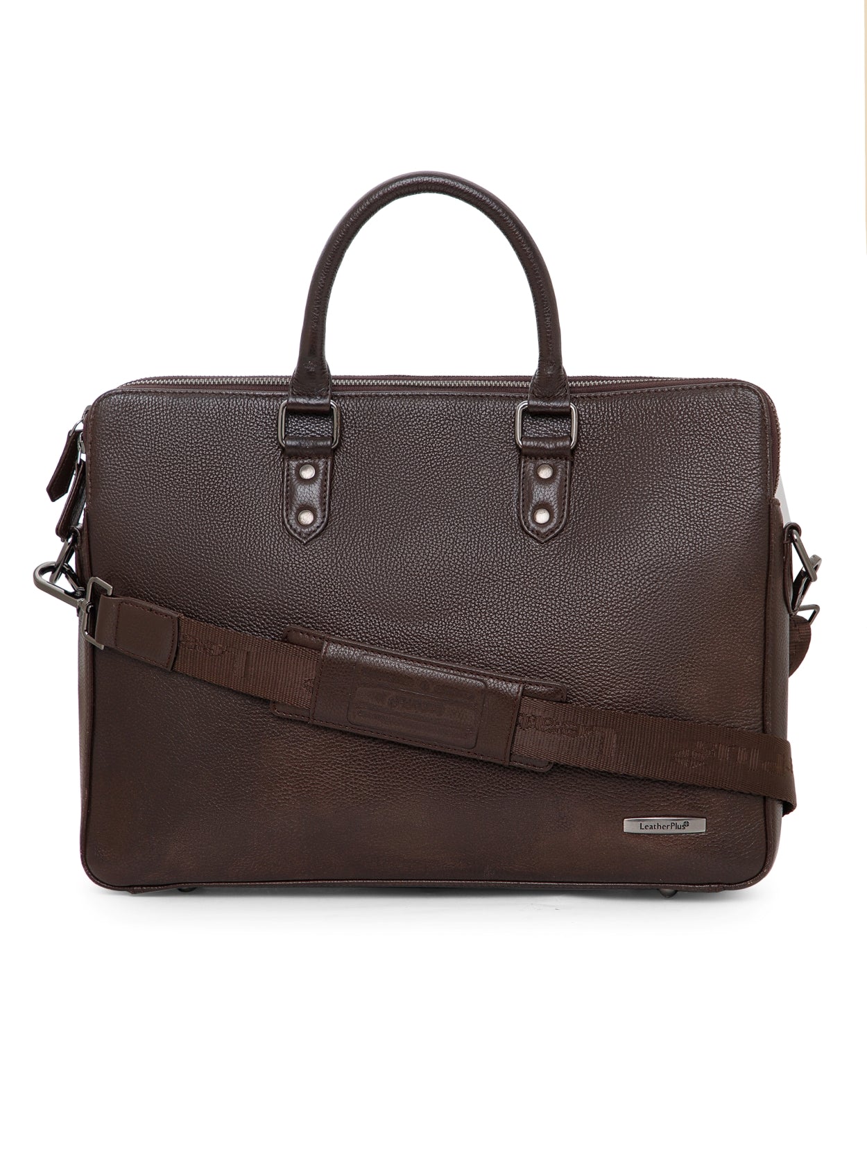 Natural Milled Leather Laptop Bag  LT16-3002