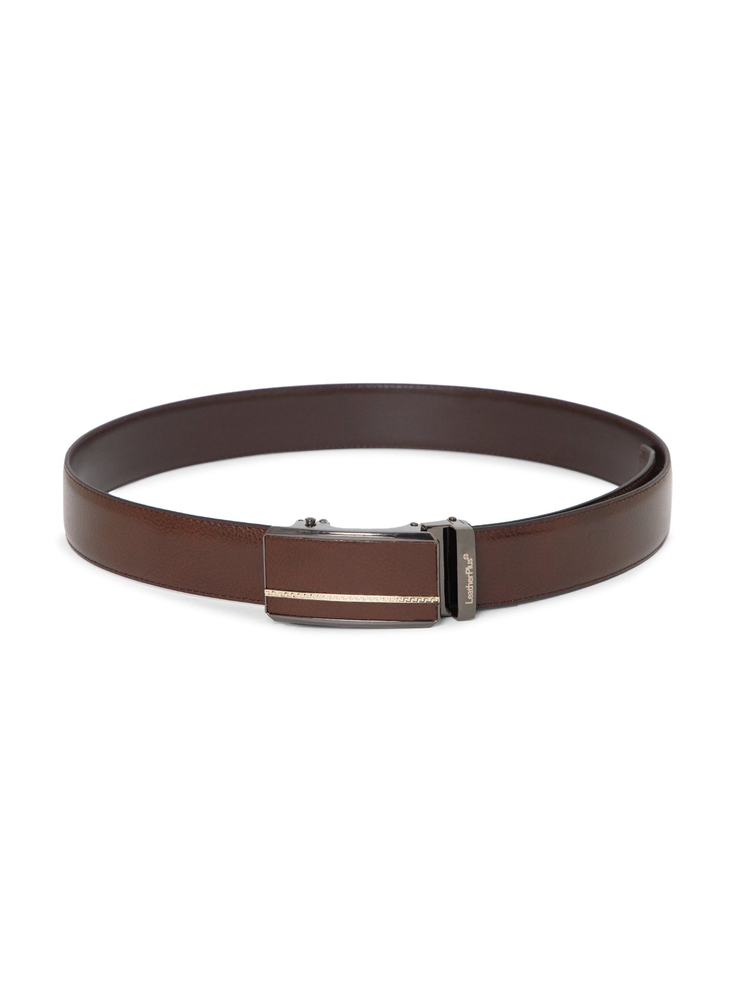 Men Autolock Belt AL-9711 Brown