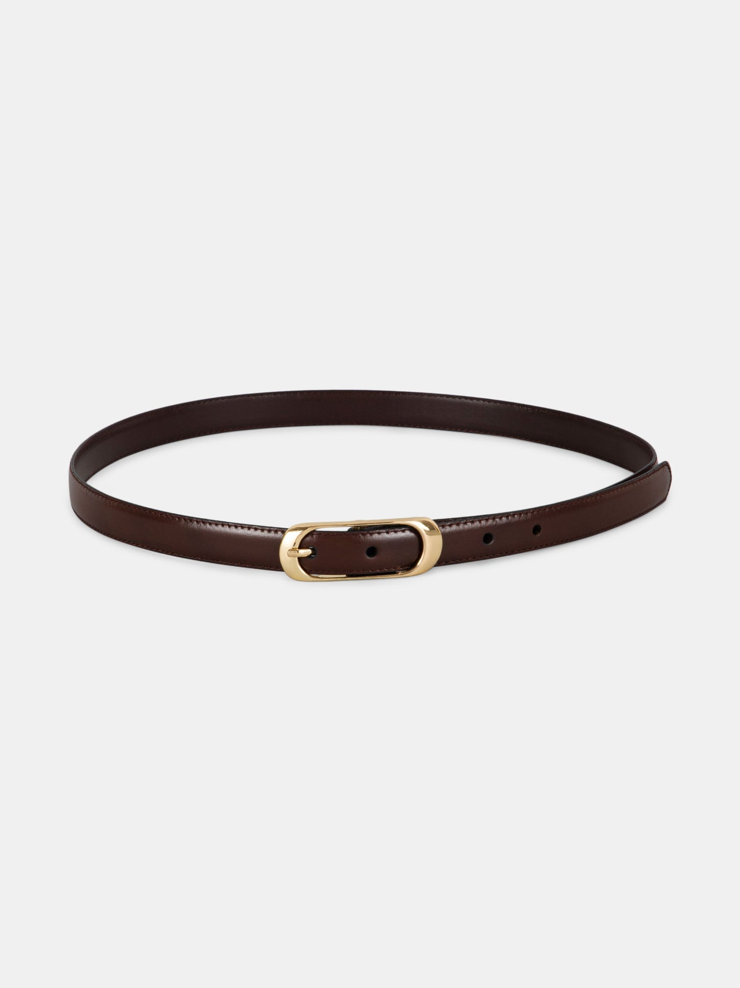 Center-Pin Buckle Ladies Belt LBSB-2213 G Brown