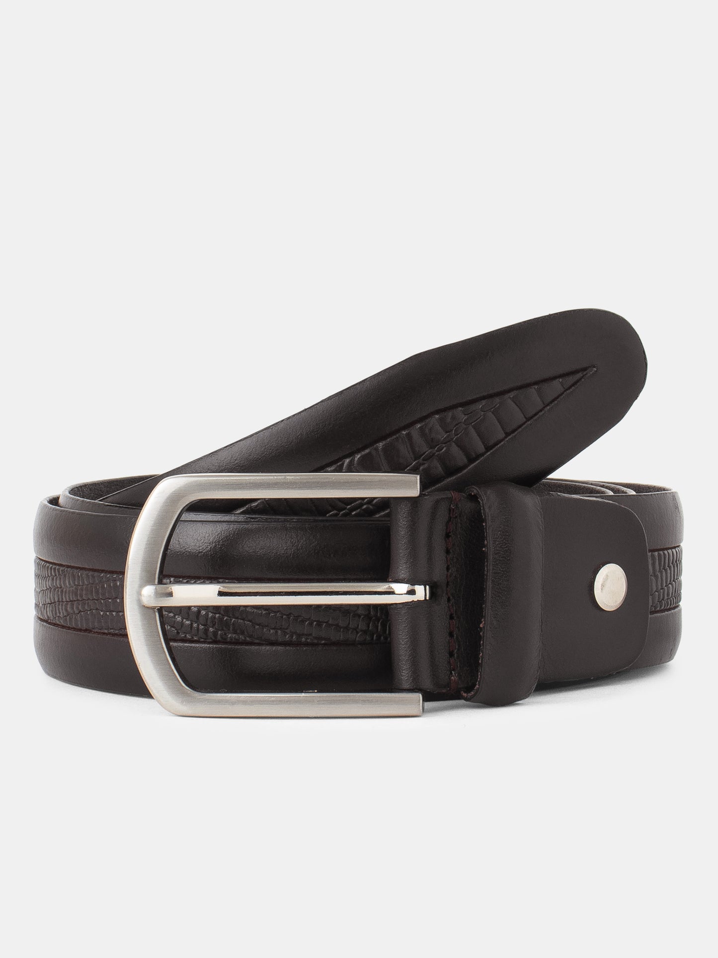 Smart Formal Men Belt BS-026 Brown