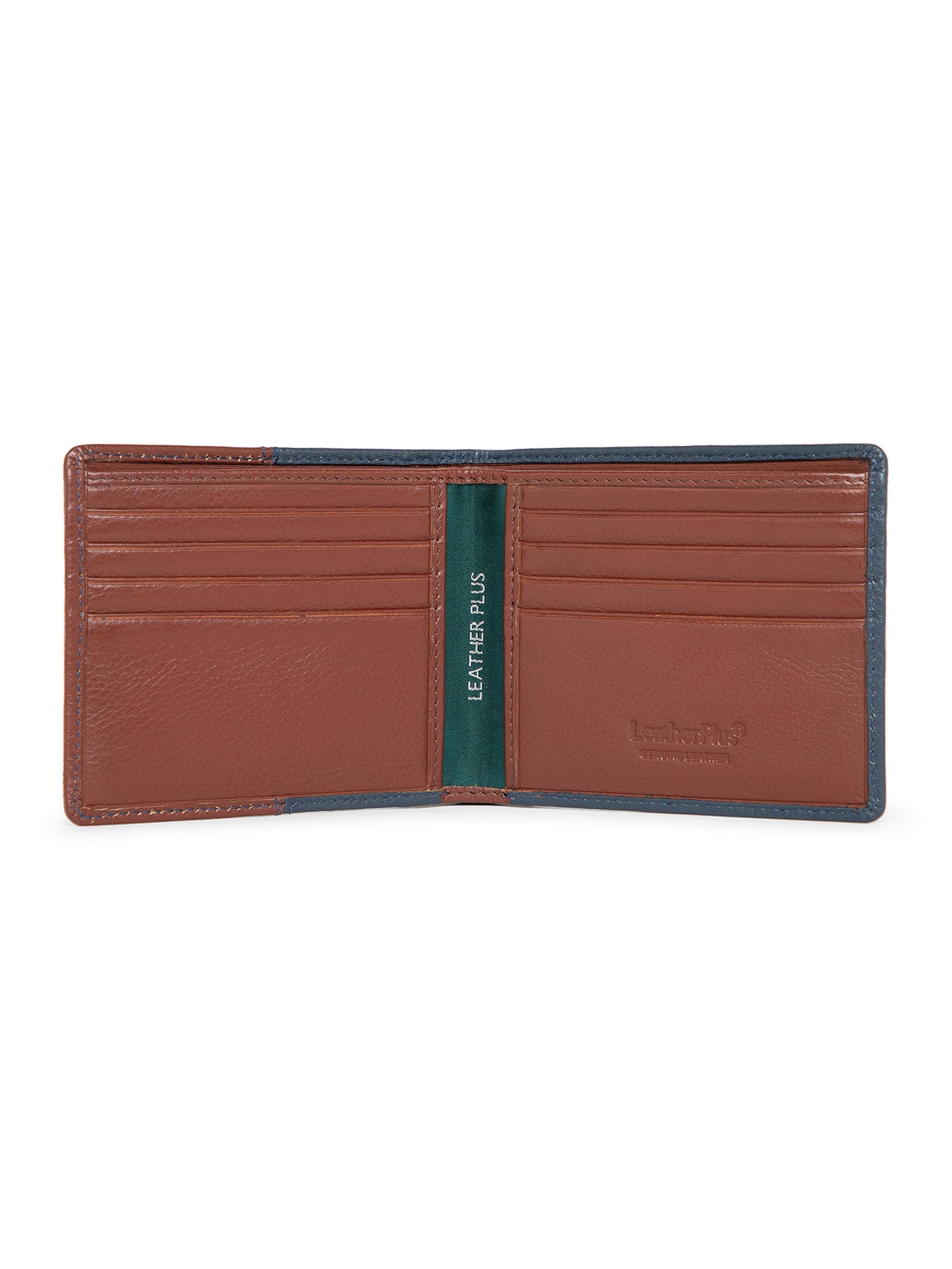 Men Wallet ET-3005 Navy & Tan