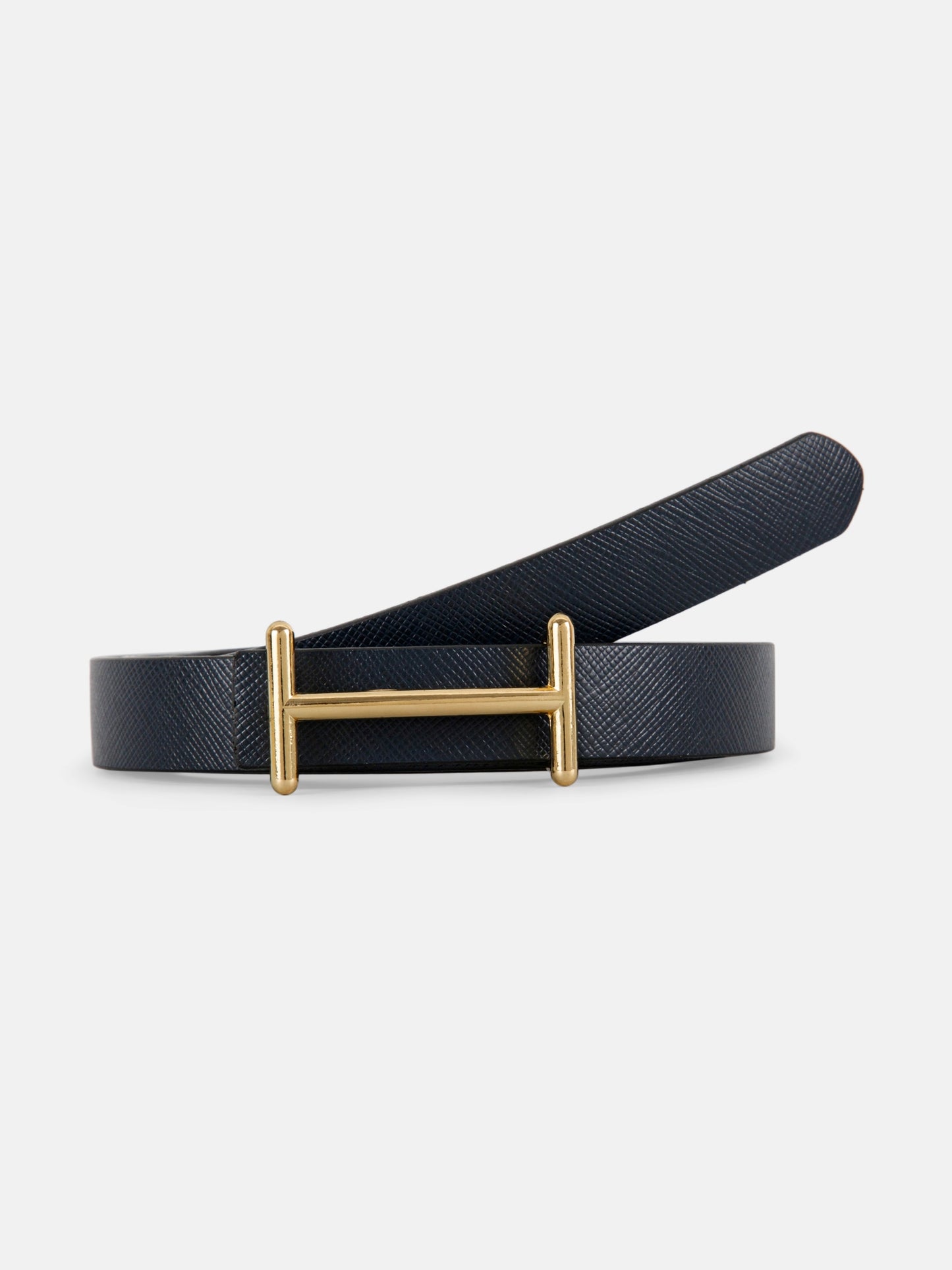 Slim Ladies Belt LBSB-1031 G Navy
