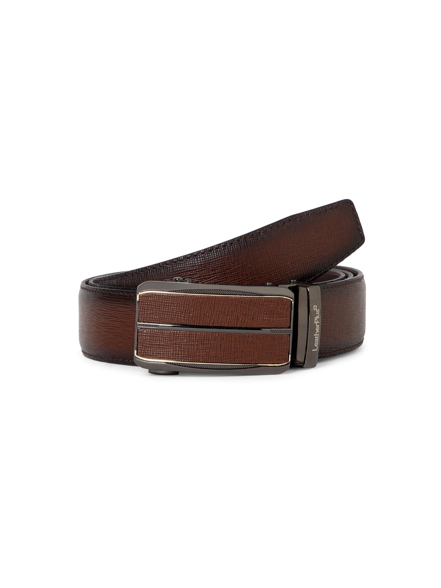 Men Autolock Belt XLAL-9712 Brown