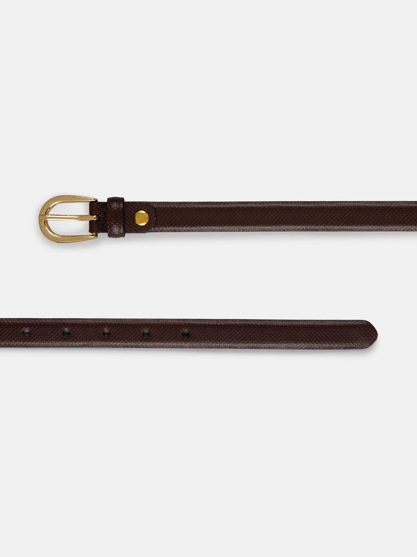 Elegant Reversible Ladies Belt LBRB-2077 G Brown