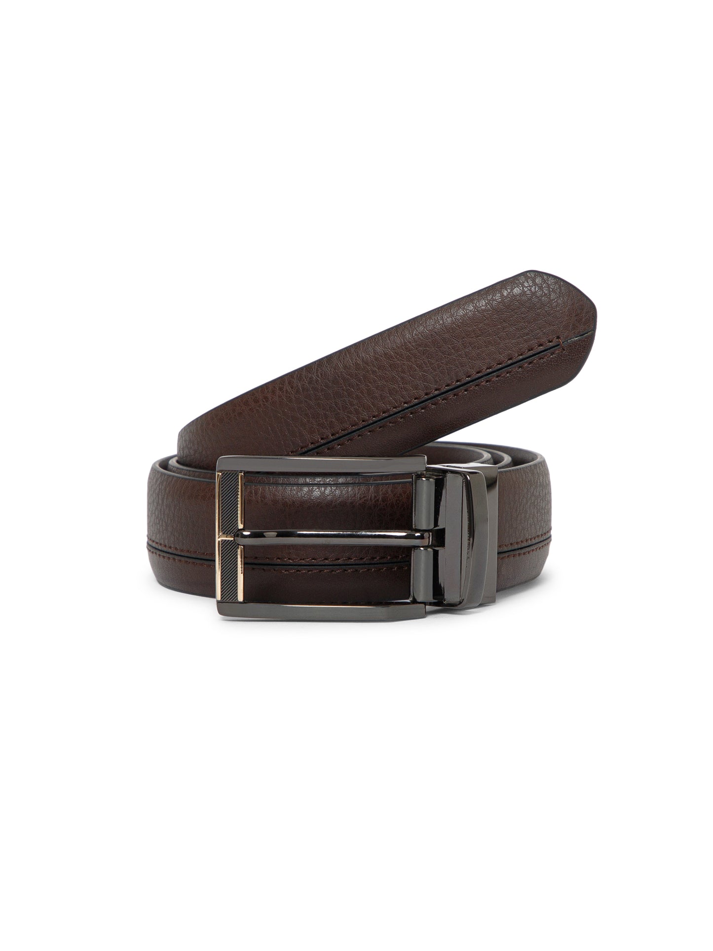 Men Reversible Belt RB-179 Brown