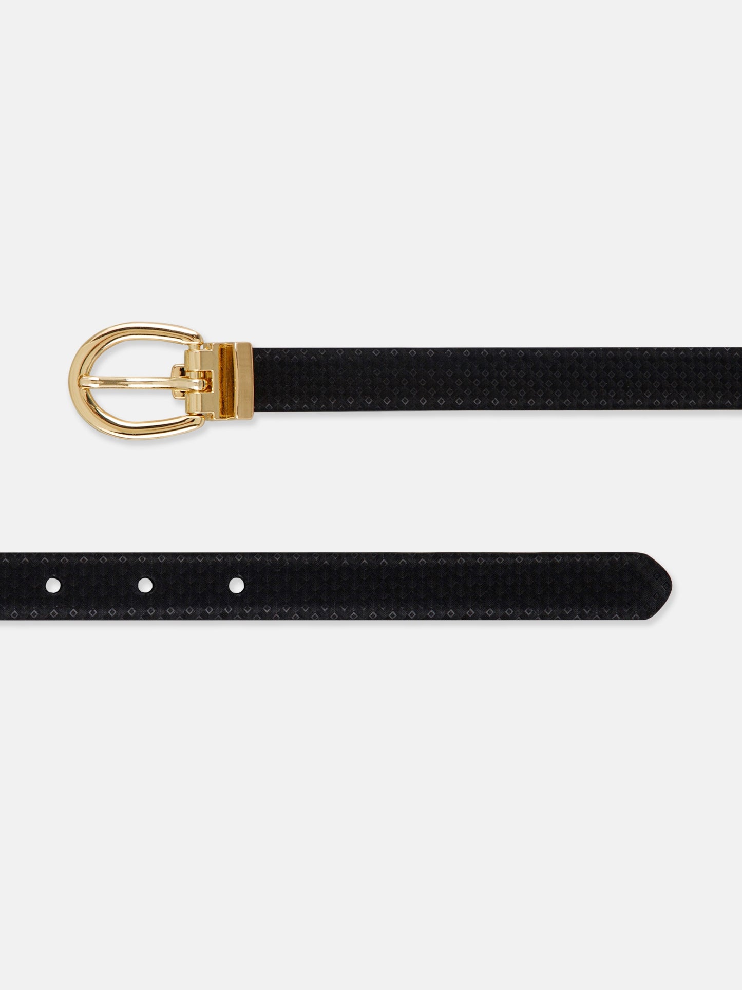 Elegant Reversible Ladies Belt LBRB-2721 G Black