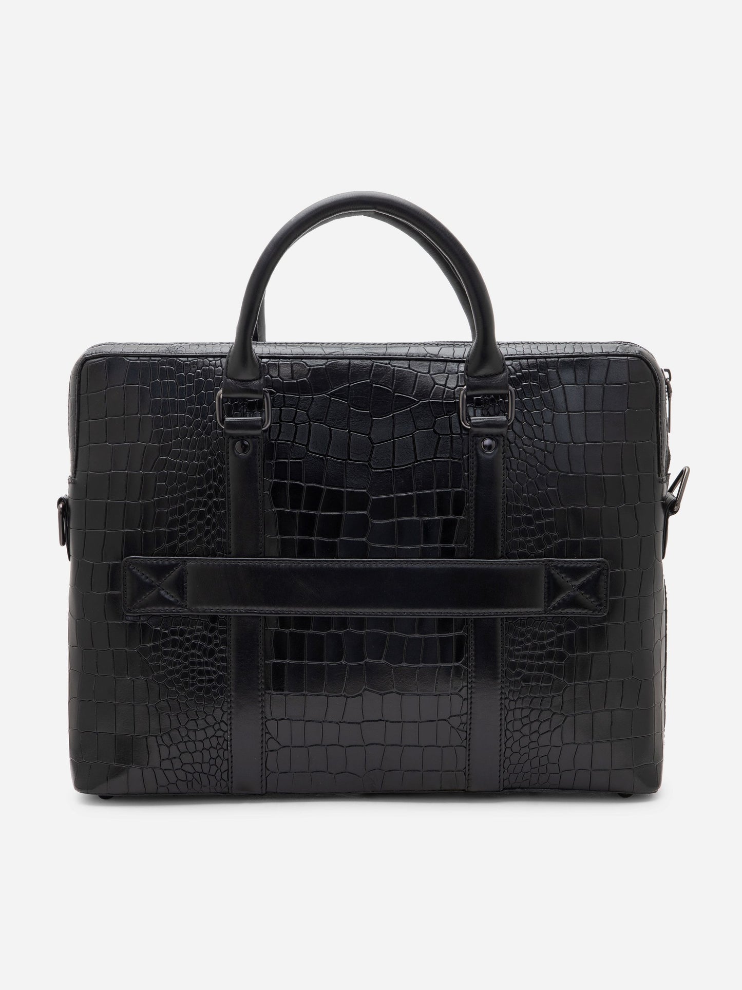 Croco Leather Laptop Bag  LT16-5001