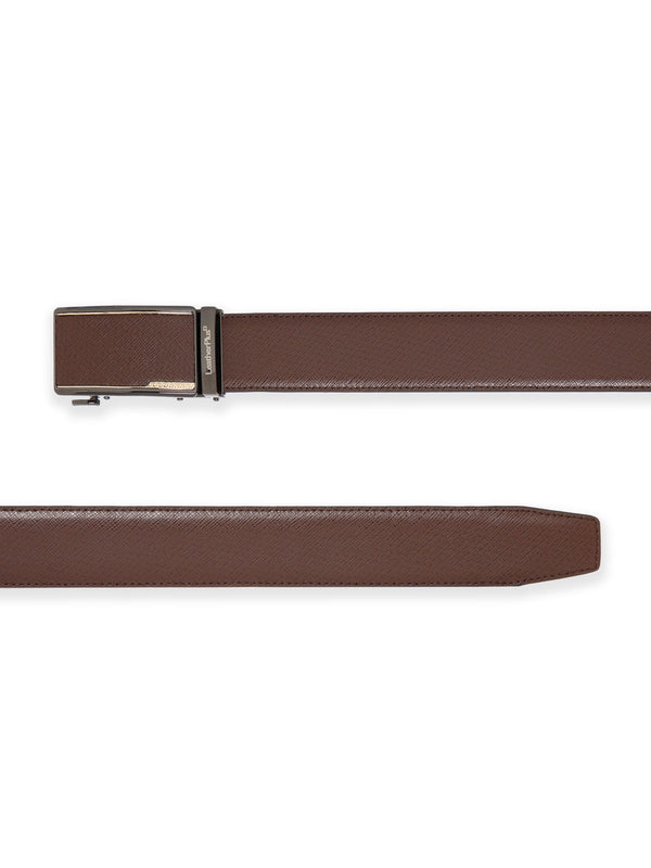Men Autolock Belt AL-9713 Brown
