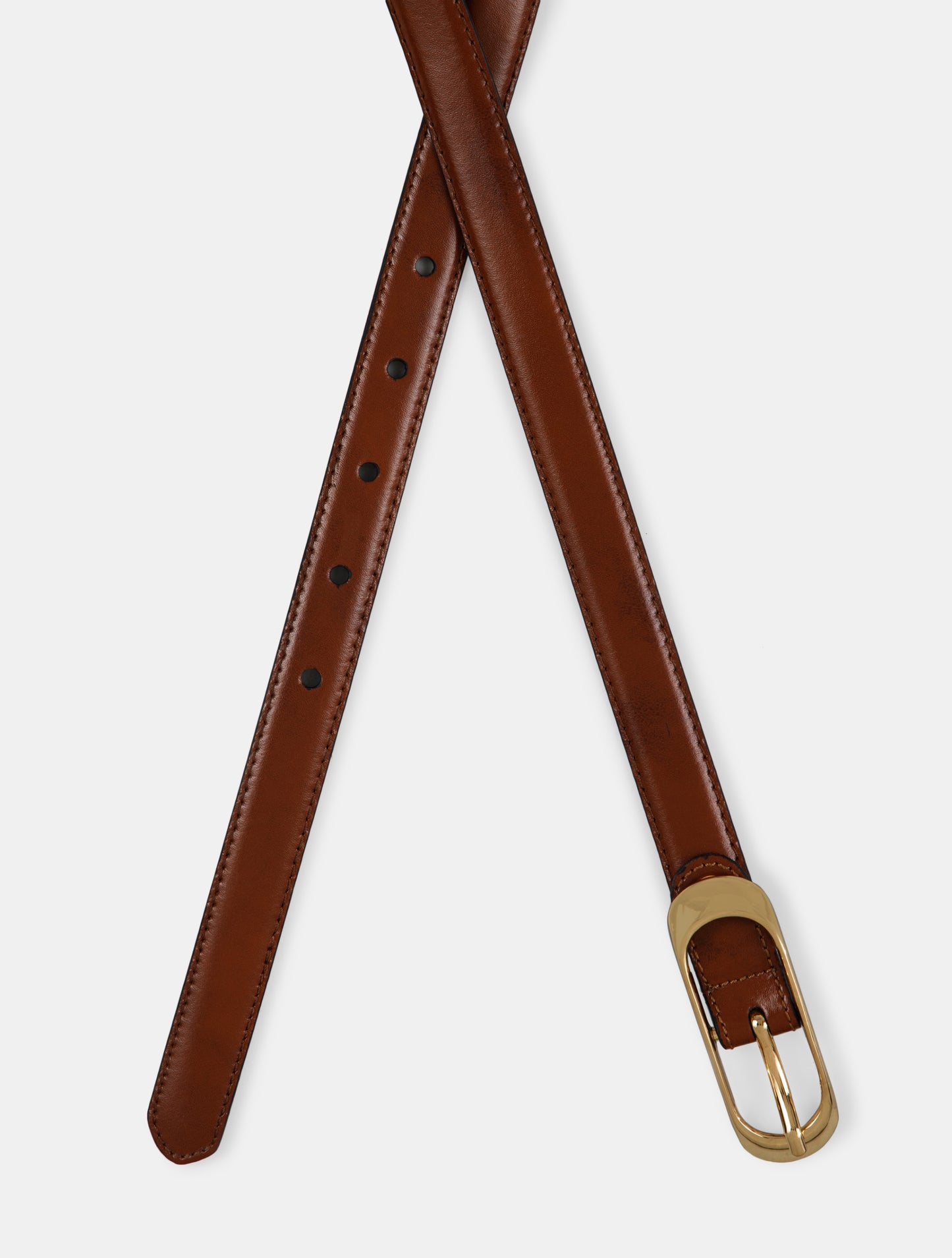 Center-Pin Buckle Ladies Belt LBSB-2213 G Tan