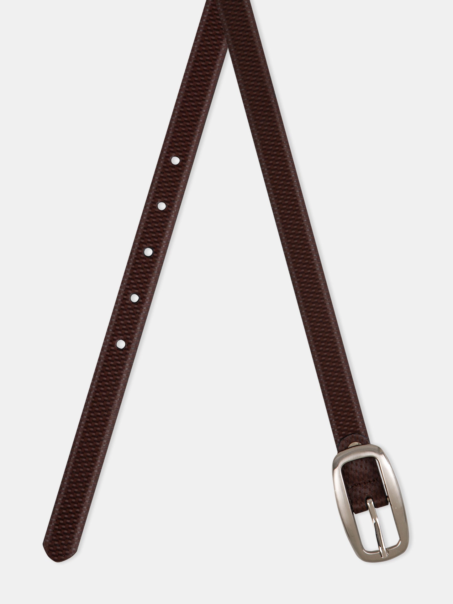 Center-Pin Buckle Ladies Belt LBSB-2215 BN Brown