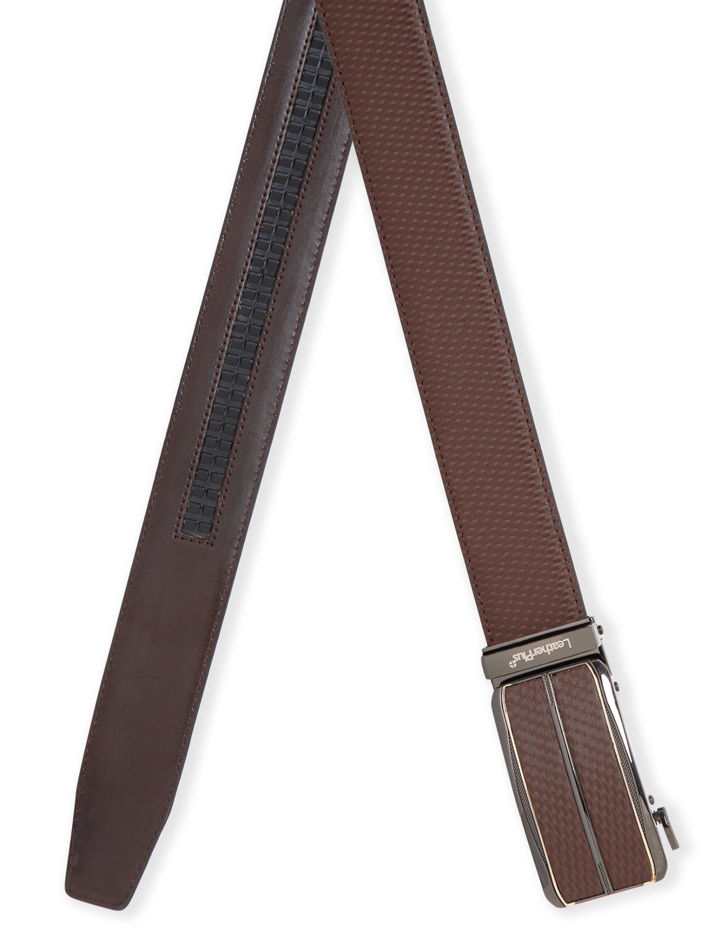 Men Autolock Belt AL-9712 Brown