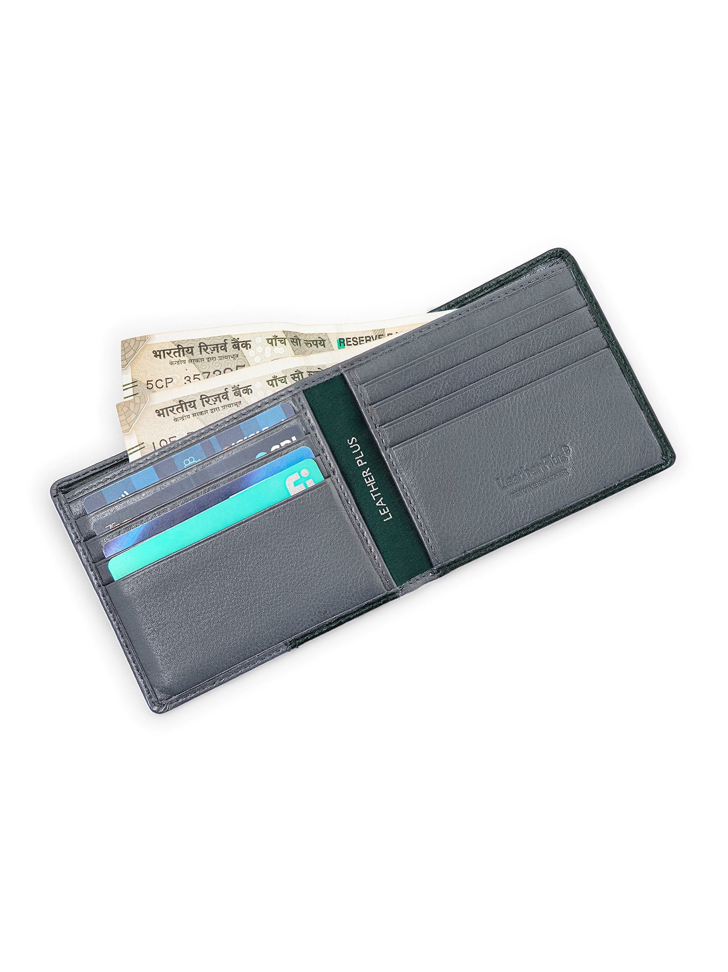 Men Wallet ET-3005 Olive & Grey