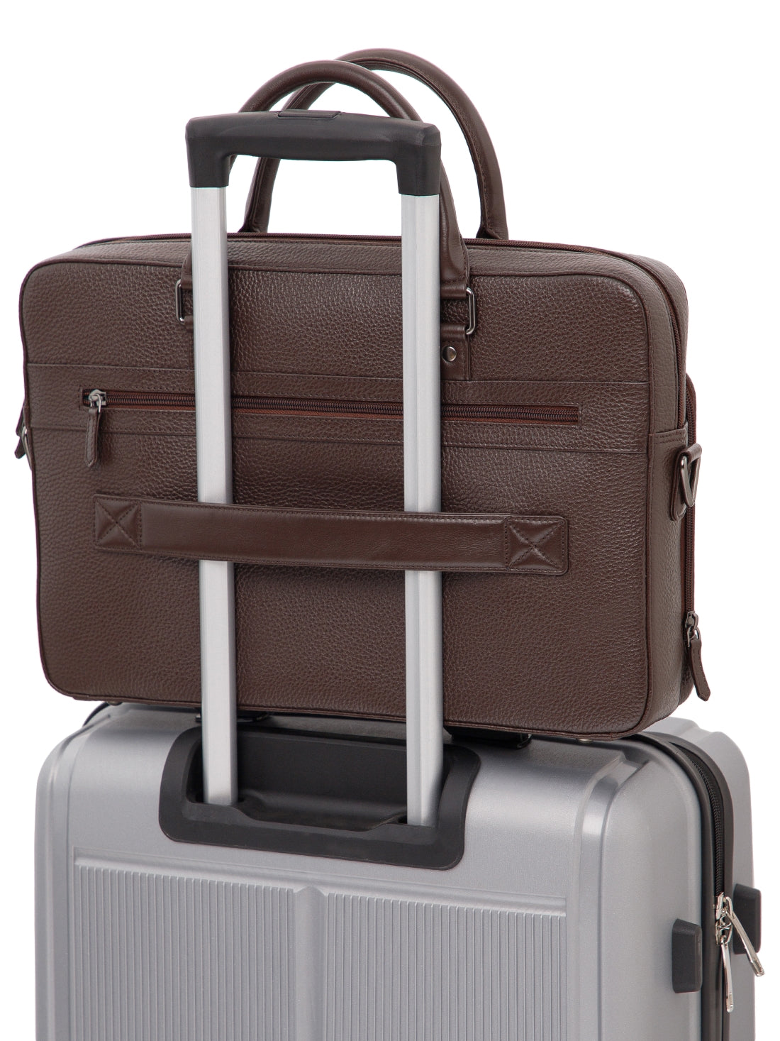 Textured Leather Laptop Bag LT16-2001