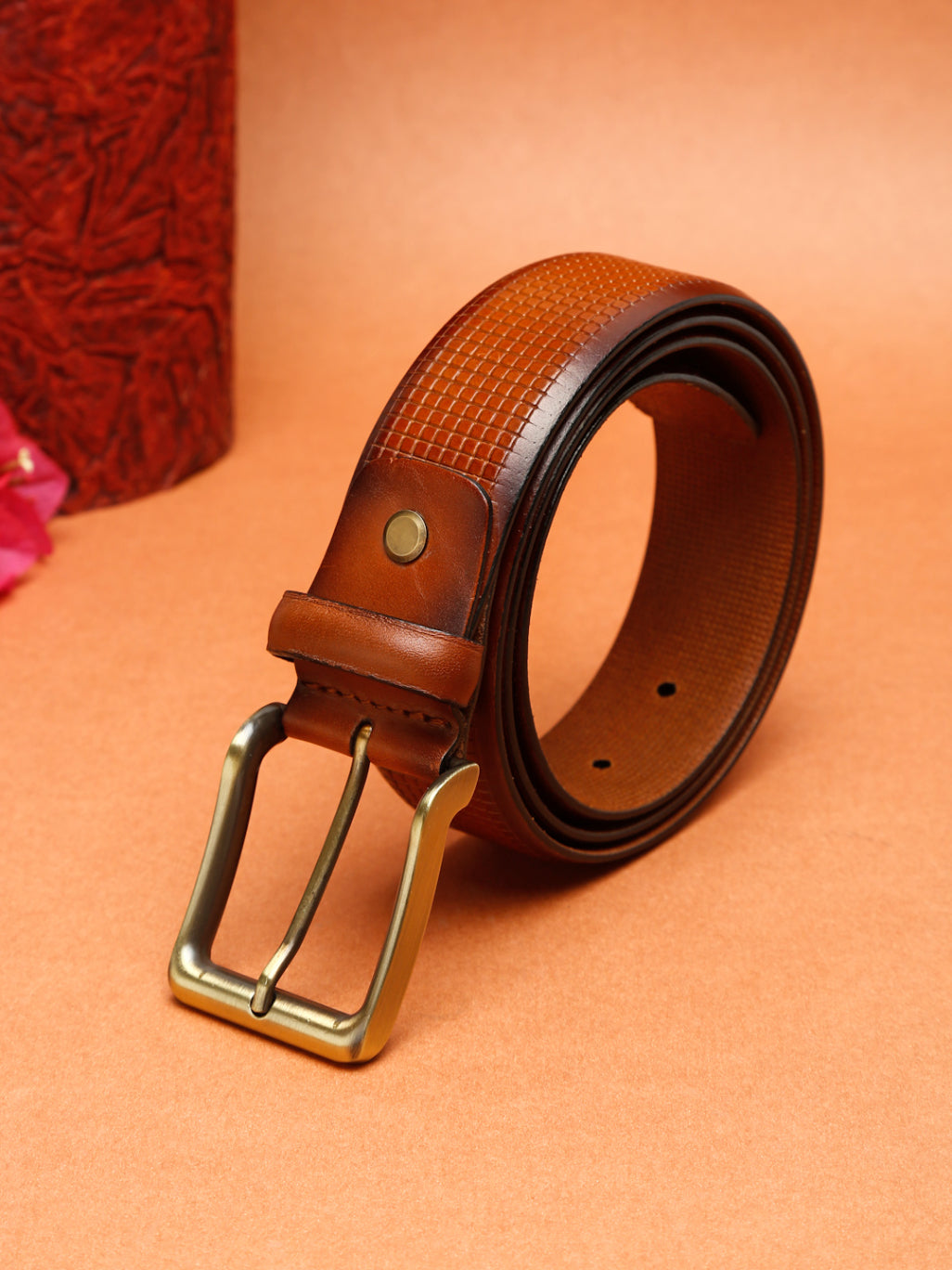 Crafted Men Belt CTFD-675 Tan
