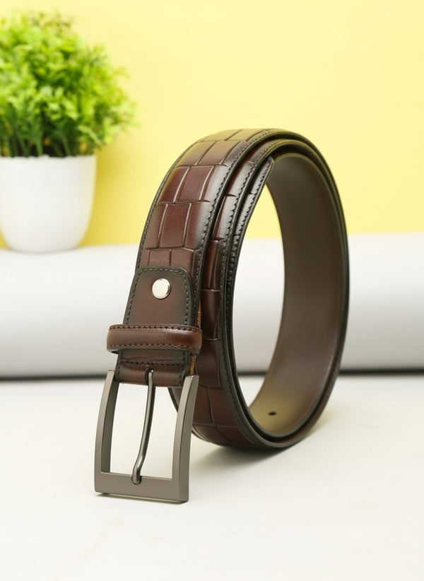 Crafted Men Belt CTFD-740 Brown