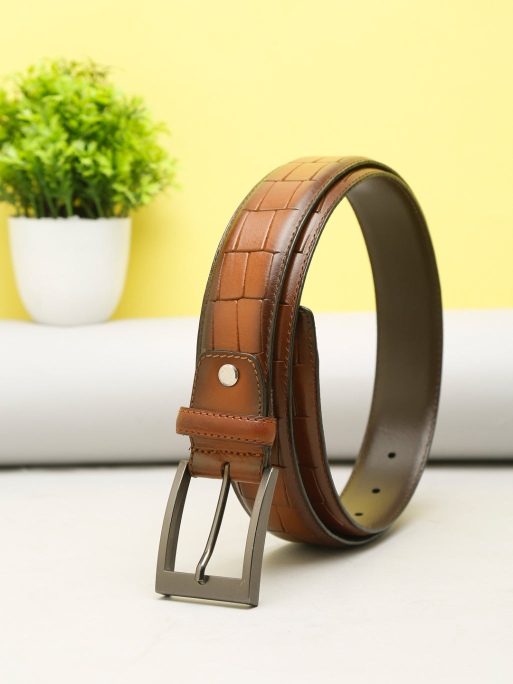 Crafted Men Belt CTFD-740 Tan