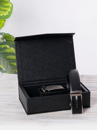 Gift Set Belt & Buckle GBAL-9109 Black