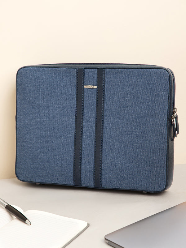The Sentinel Weave Leather Laptop Sleeve SV16-5001