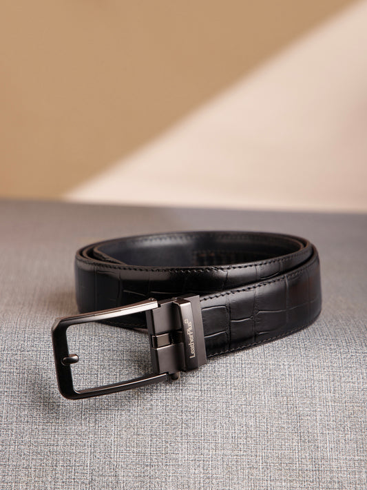 Men Autolock Belt XLAL-9708 Black