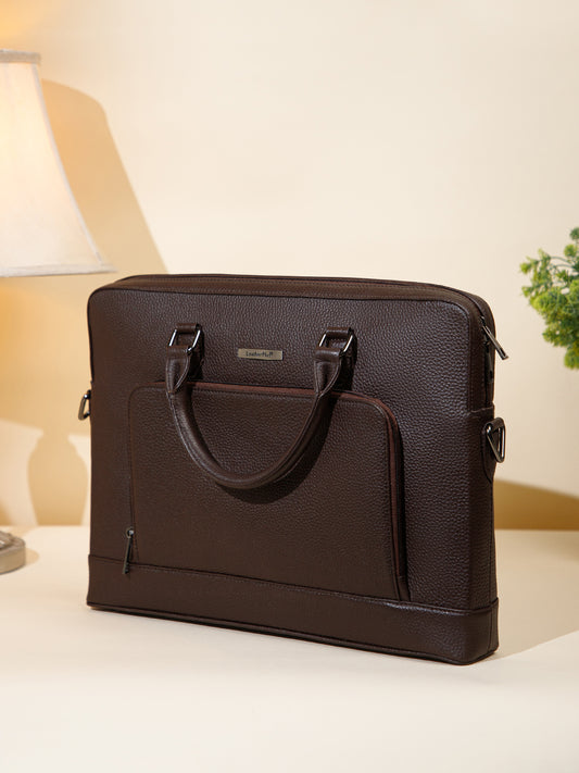 Sleek Leather Laptop Bag LT16-2004
