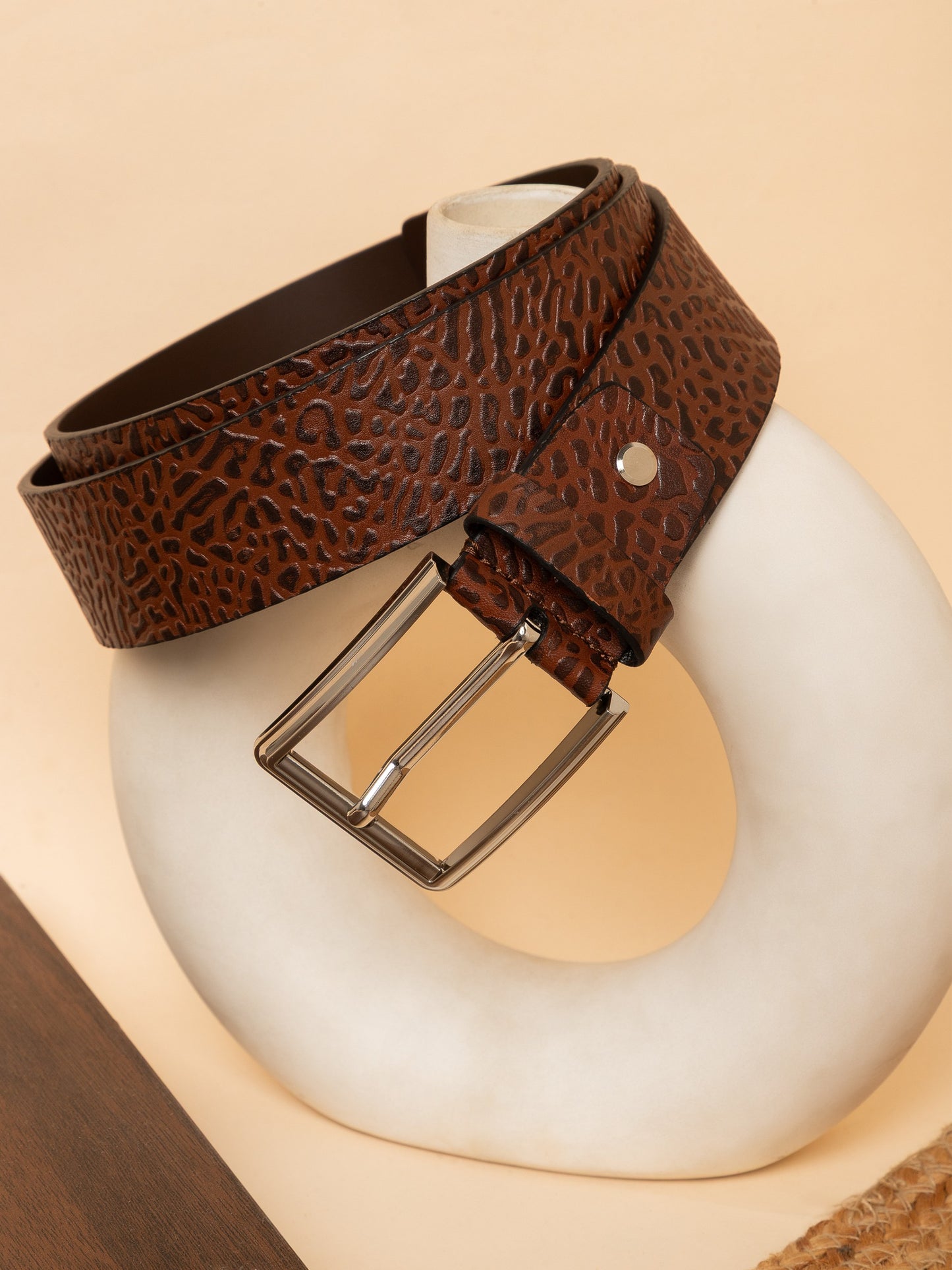 Men Casual Belt BS-666 Brown