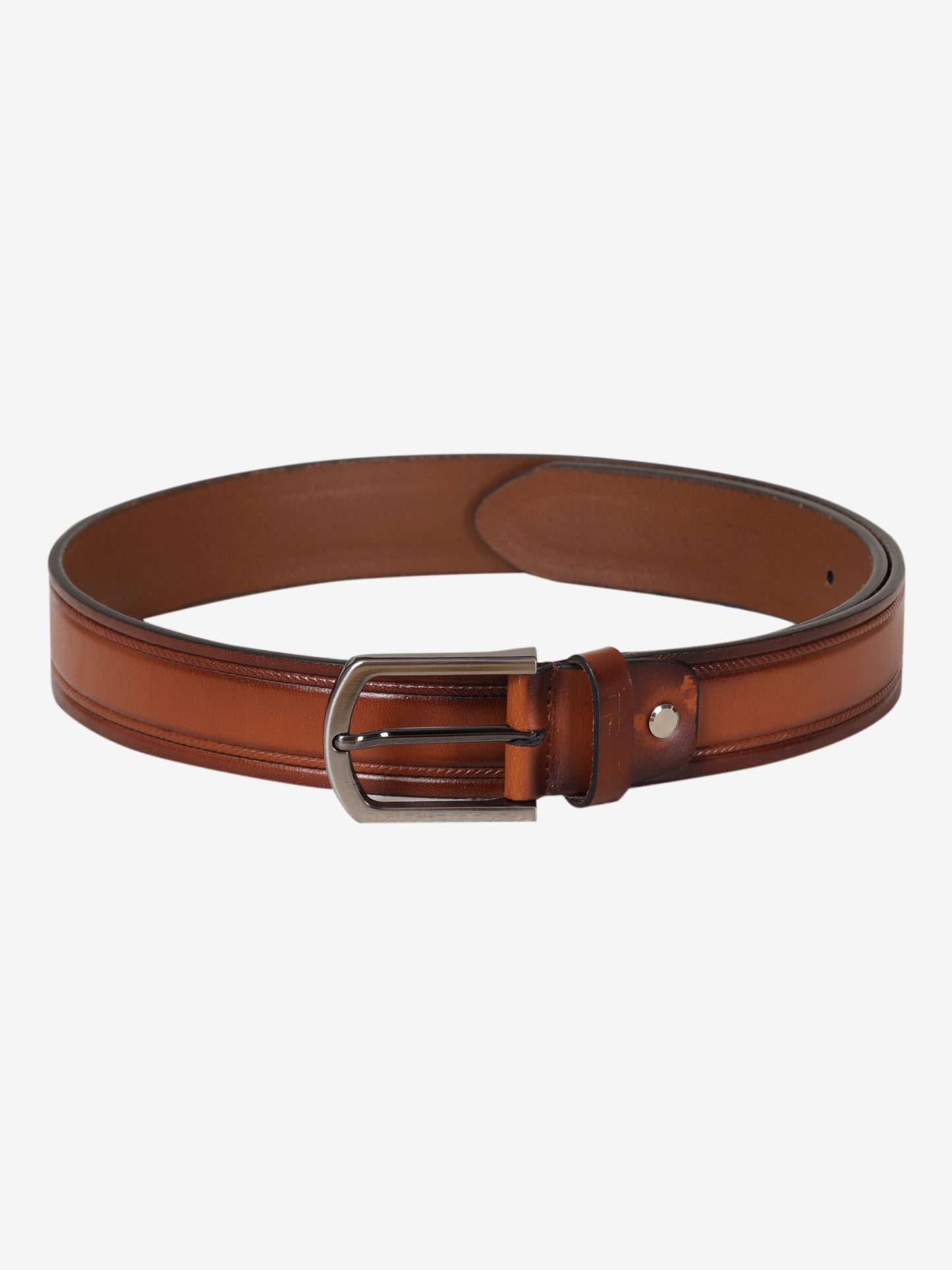 Smart Formal Men Belt BS-472 Tan