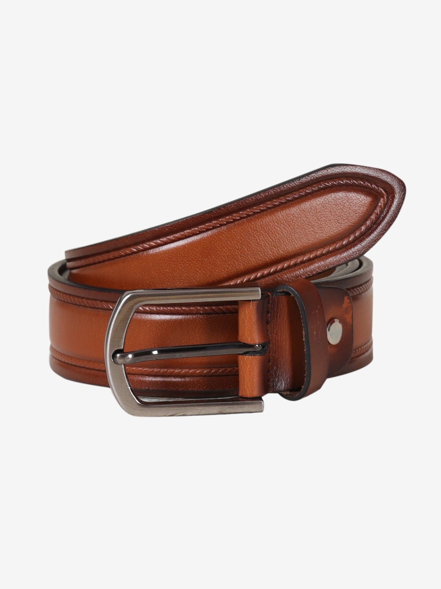 Smart Formal Men Belt BS-472 Tan