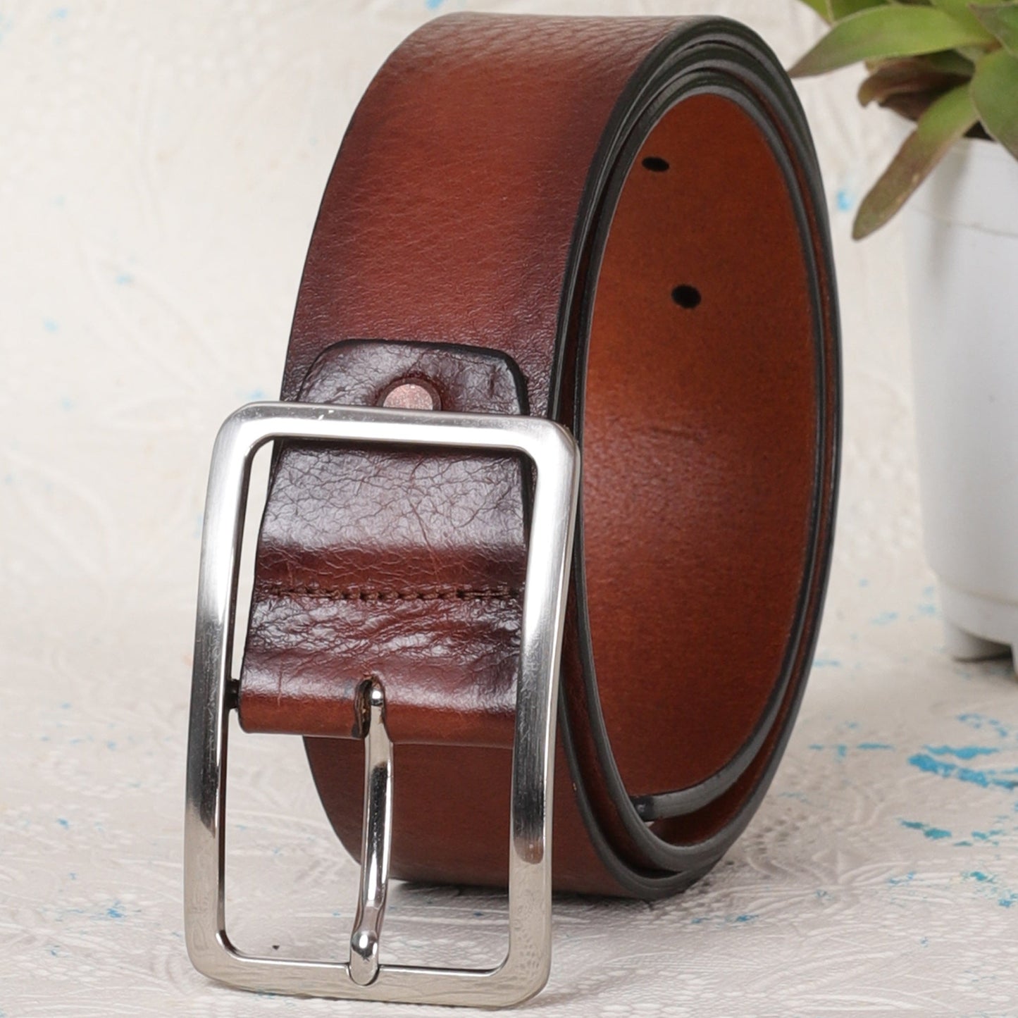 Crafted Men Belt CTFD-704 Tan
